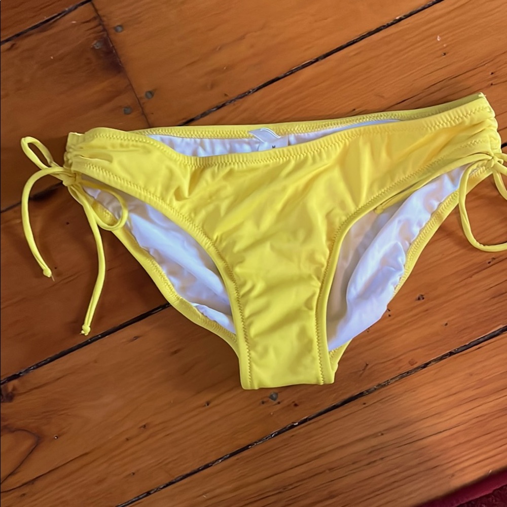JCrew new Yellow Bikini Bottom with Side Ties